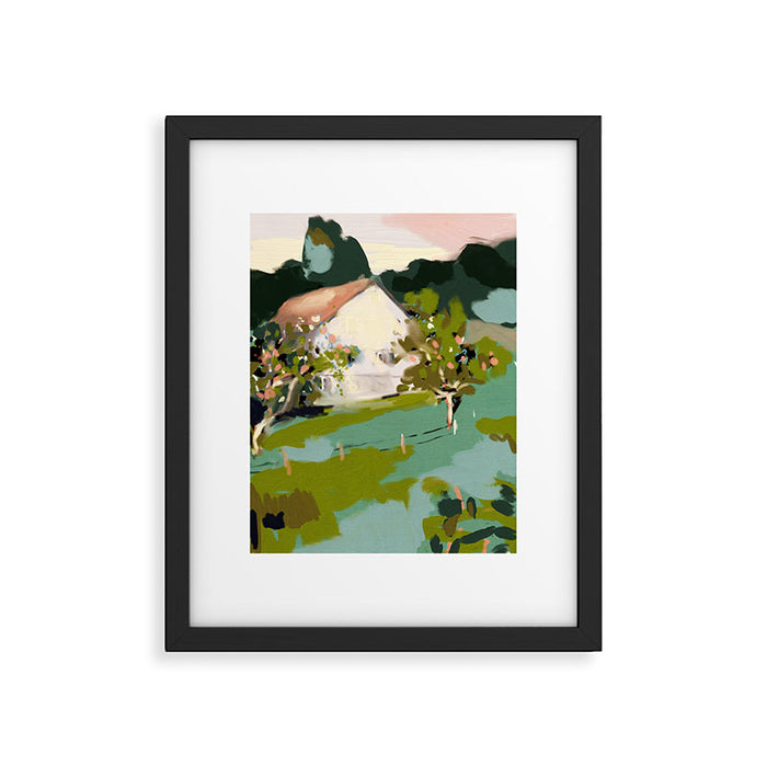 mountain alps german landscape  Framed Art Print Gallery Image 1