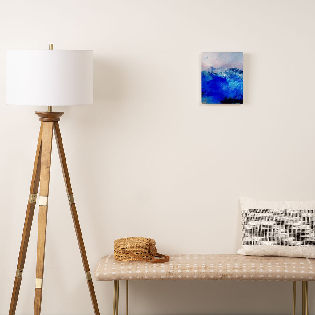 ocean blue abstract waterworld Canvas Print Gallery Image 2