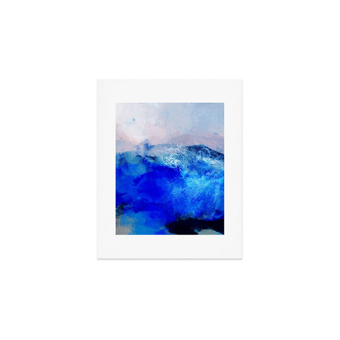 ocean blue abstract waterworld Art Print Gallery Image 1