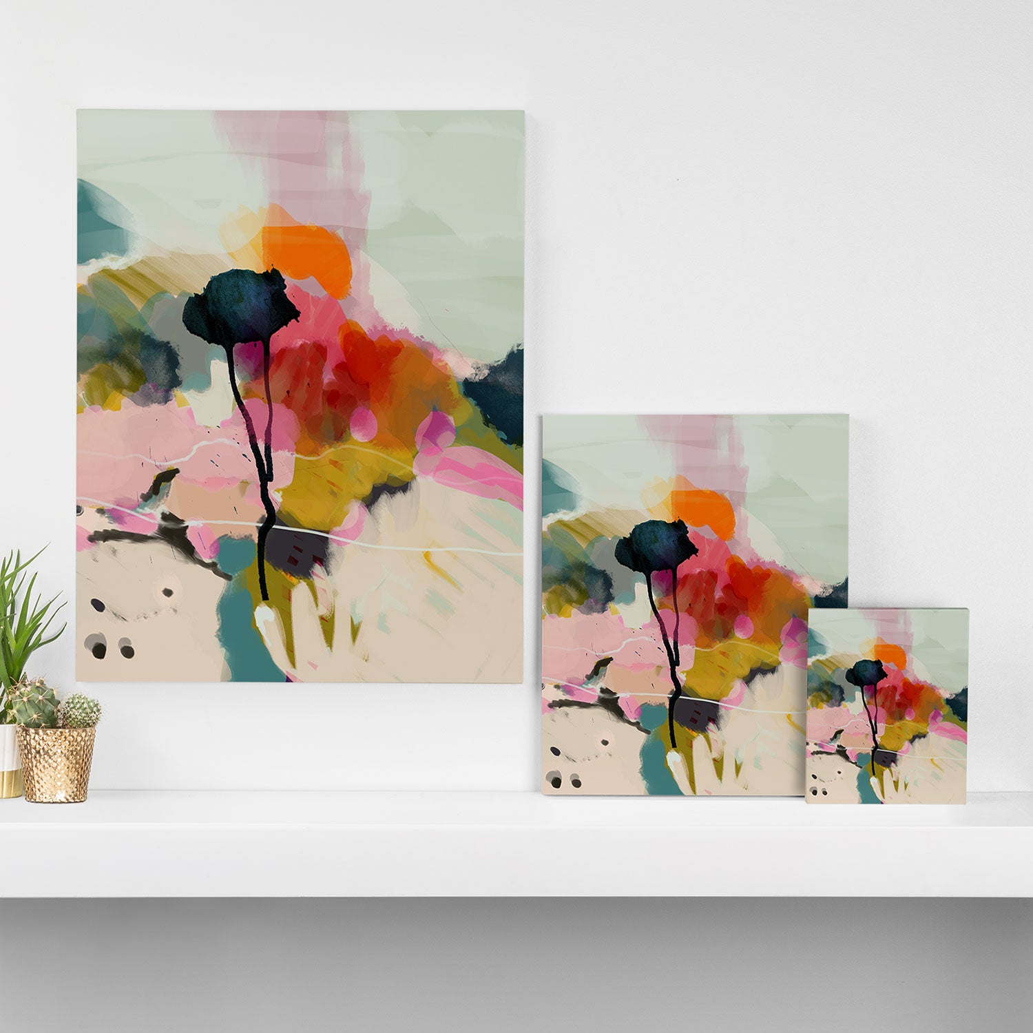 paysage abstract Canvas Print Gallery Image 3