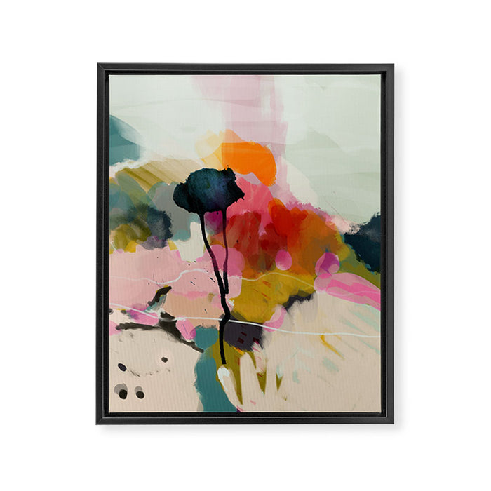 paysage abstract Framed Canvas Print Gallery Image 1