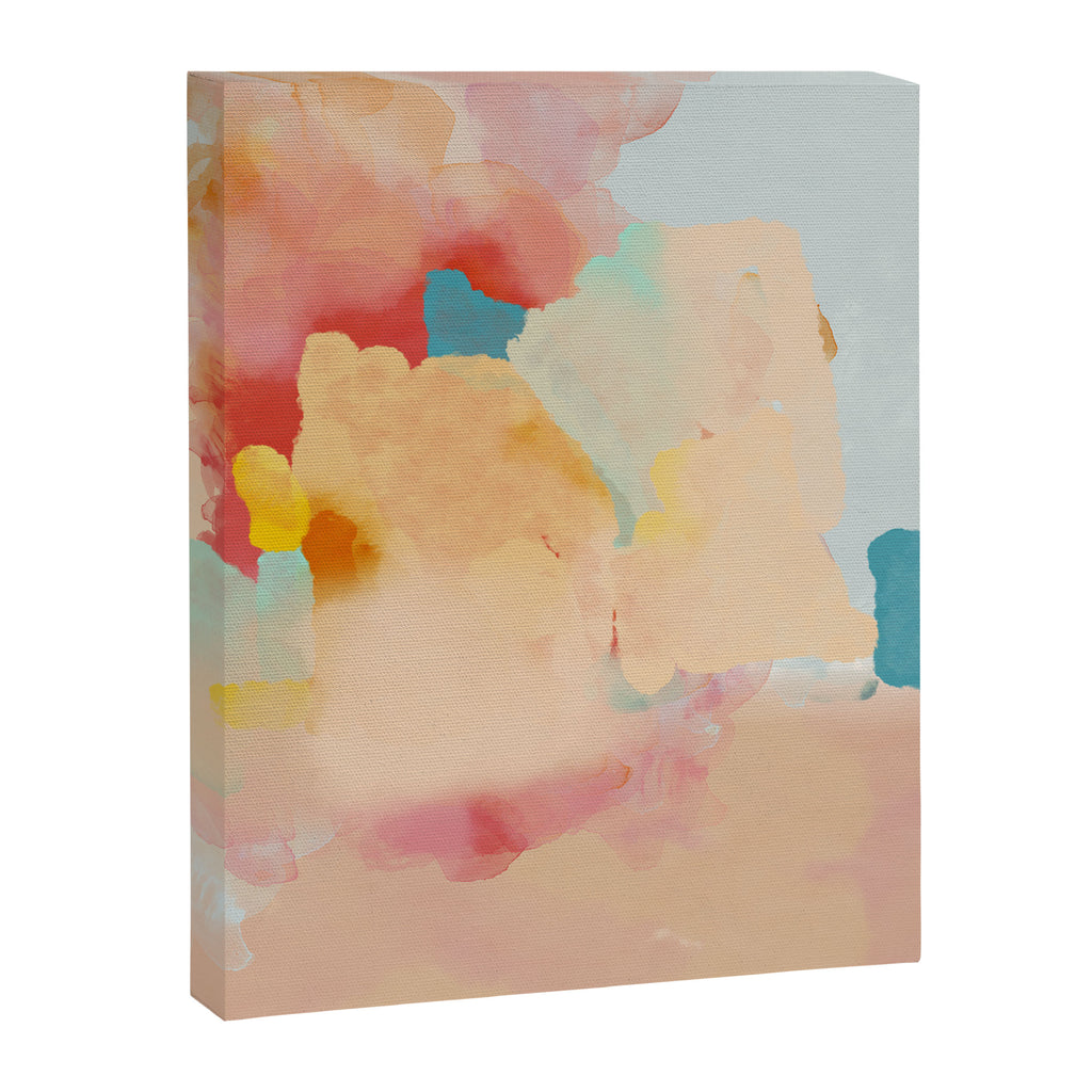 peachy landscape abstract Canvas Print Gallery Image 8