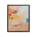 peachy landscape abstract Framed Canvas Print Gallery Image 8