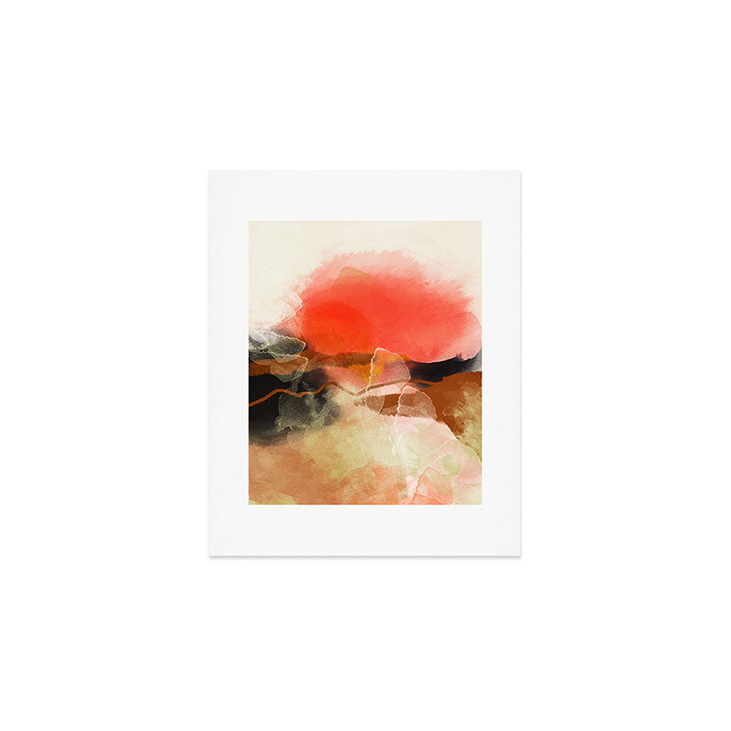 peachy sun Art Print Gallery Image 1