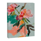 peonies abstract floral Canvas Print Gallery Image 3
