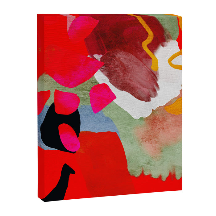 phantasy in red abstract Canvas Print Gallery Image 1
