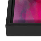 PINK abstract landscape Framed Canvas Print Gallery Image 3
