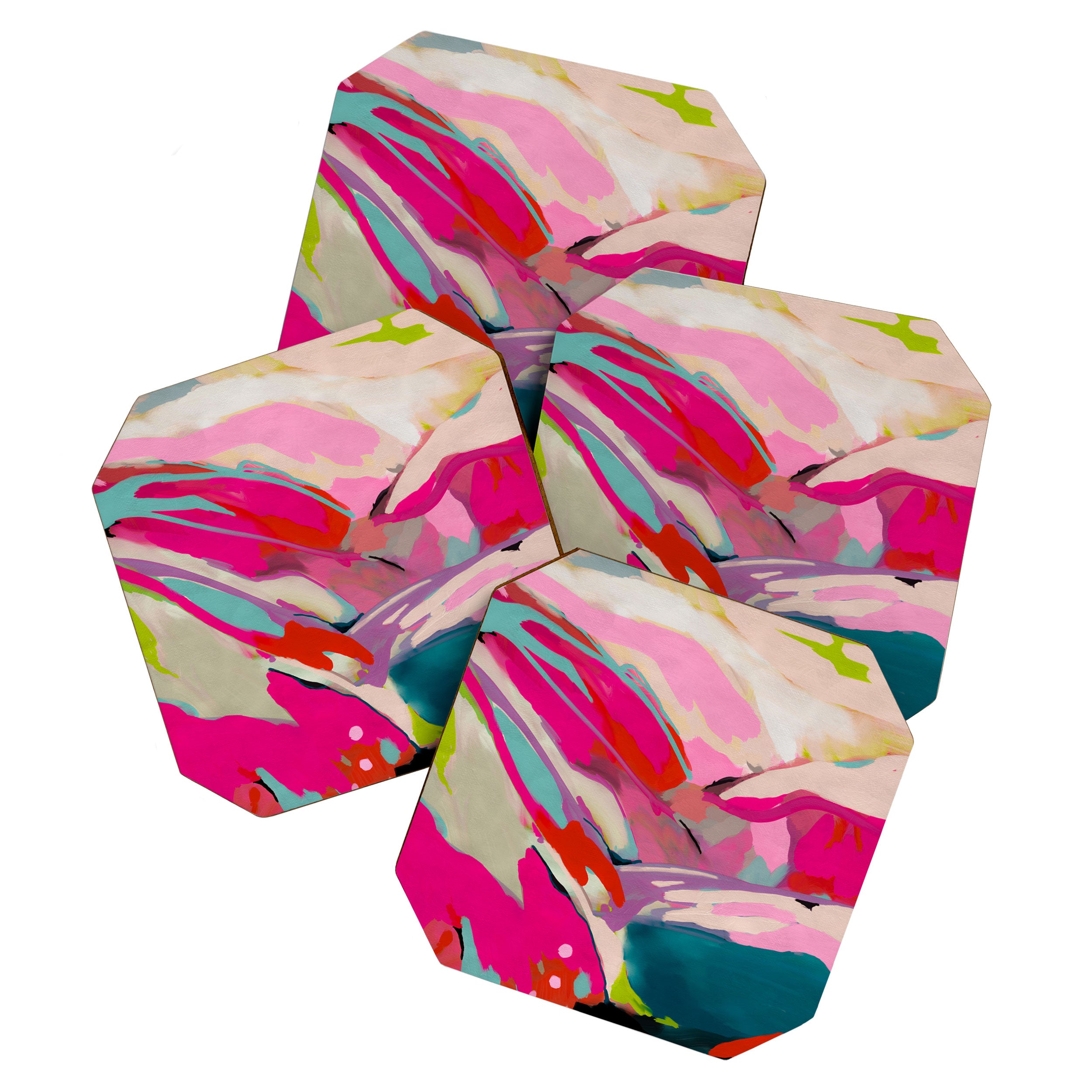 pink landscape Coaster Gallery Image 1