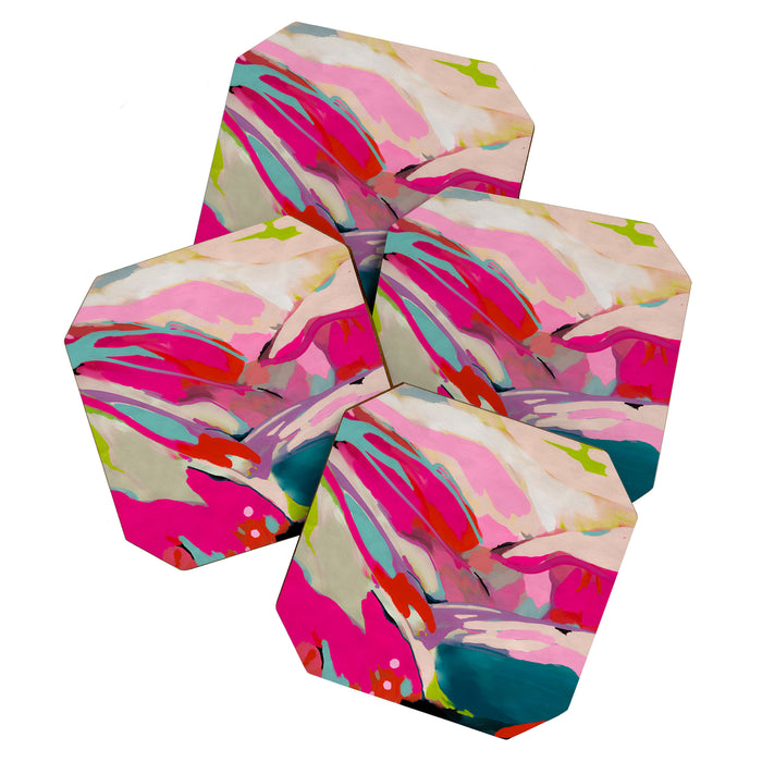 pink landscape Coaster Gallery Image 1