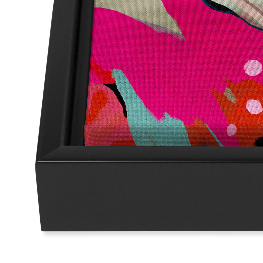pink landscape Framed Canvas Print Gallery Image 3