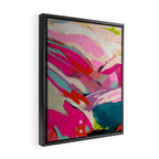 pink landscape Framed Canvas Print Gallery Image 2