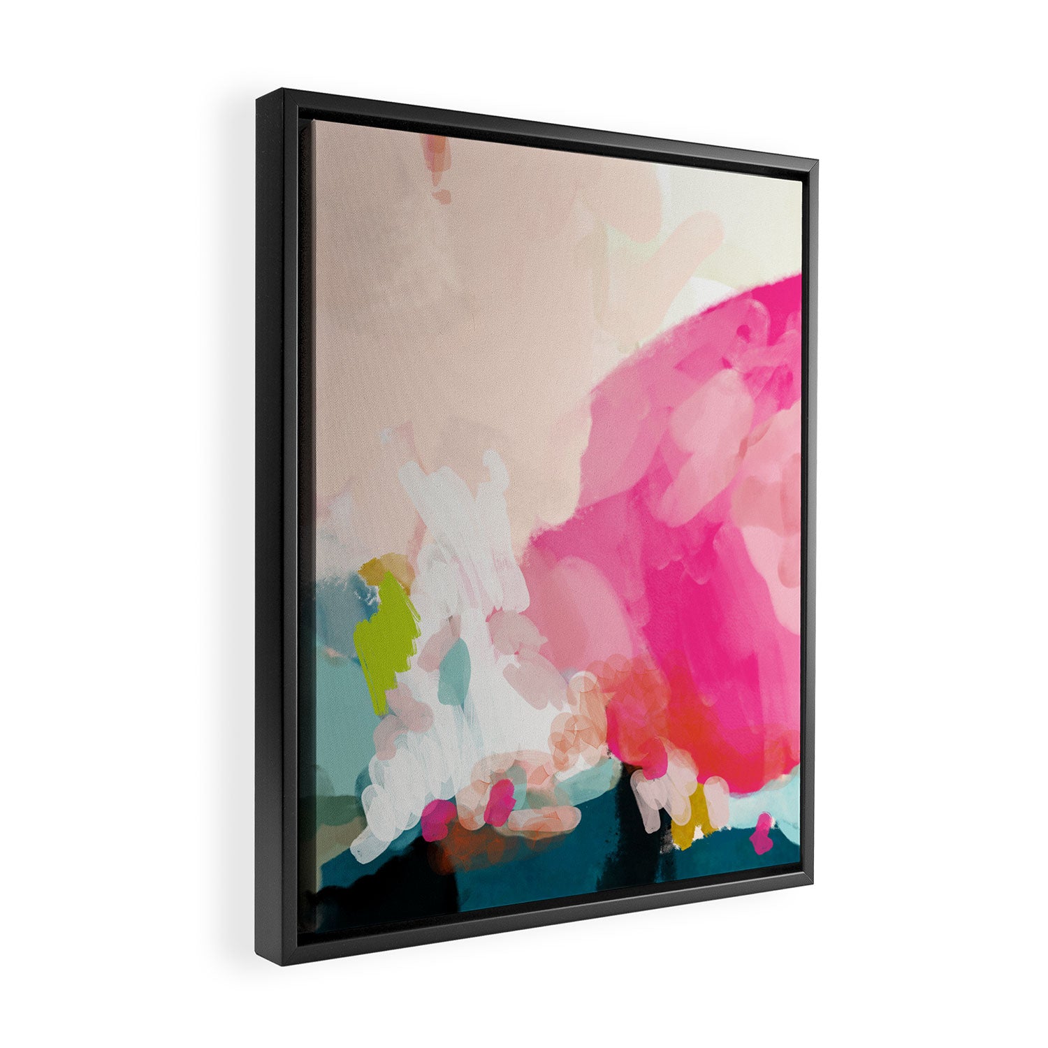 pink sky Framed Canvas Print Gallery Image 2