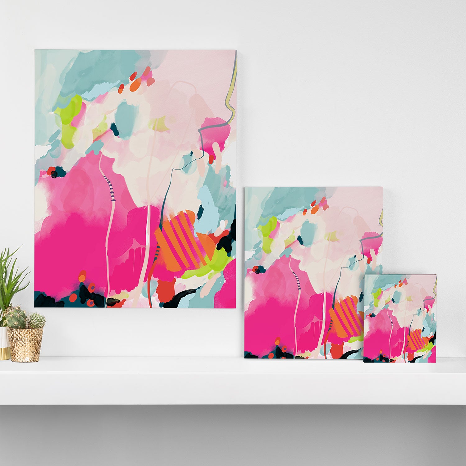 pink sky II Canvas Print Gallery Image 3