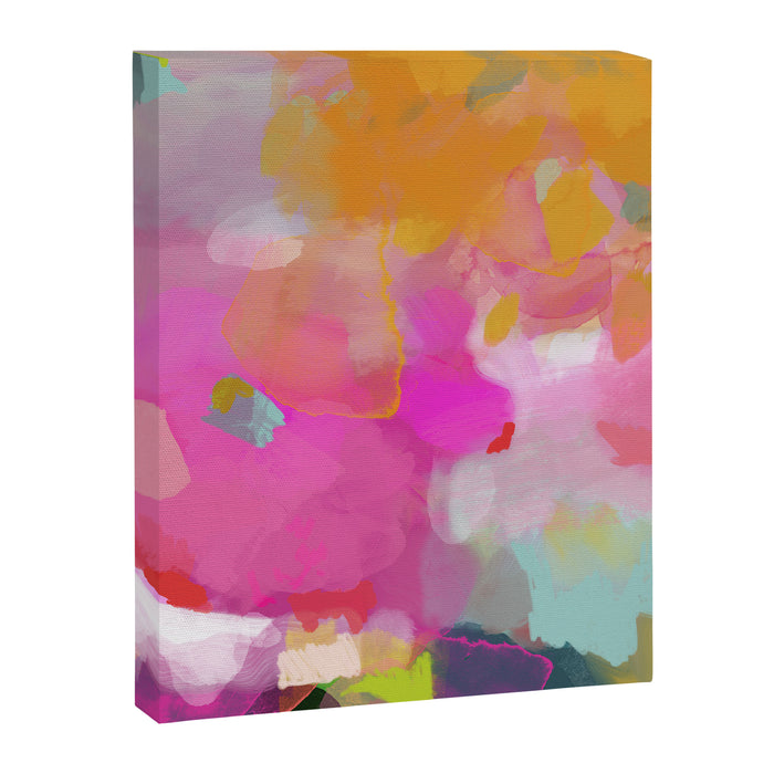 pink sun clouds abstract Canvas Print Gallery Image 1