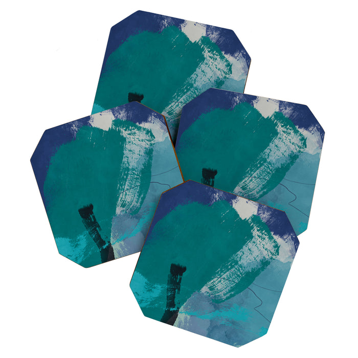 sea ocean abstract art 2021 2 Coaster Gallery Image 1