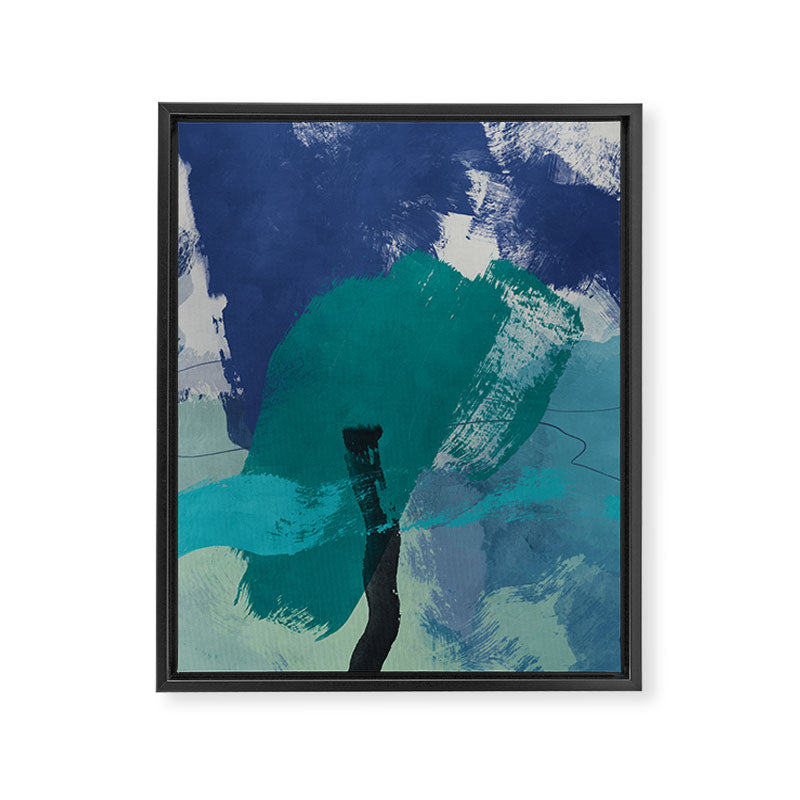sea ocean abstract art 2021 2 Framed Canvas Print Gallery Image 6