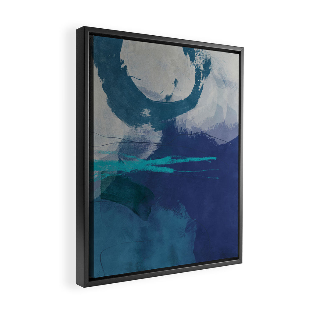 sea ocean abstract art 2021 3 Framed Canvas Print Gallery Image 2