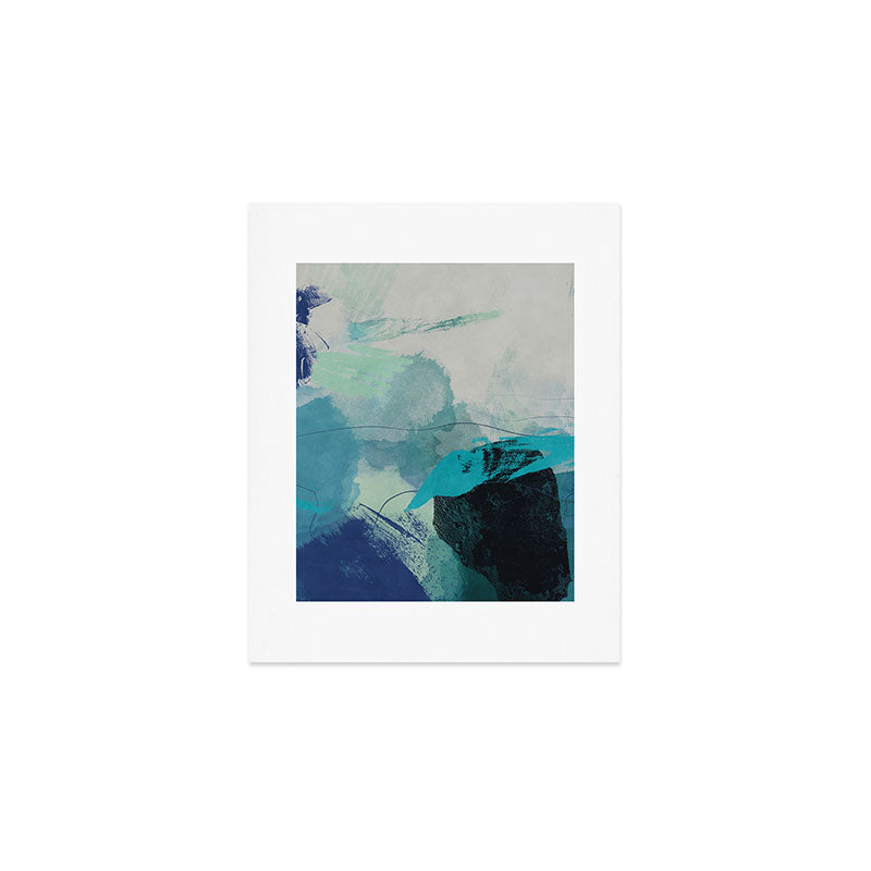 sea ocean abstract art Art Print Gallery Image 1