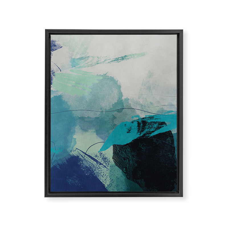 sea ocean abstract art Framed Canvas Print Gallery Image 6
