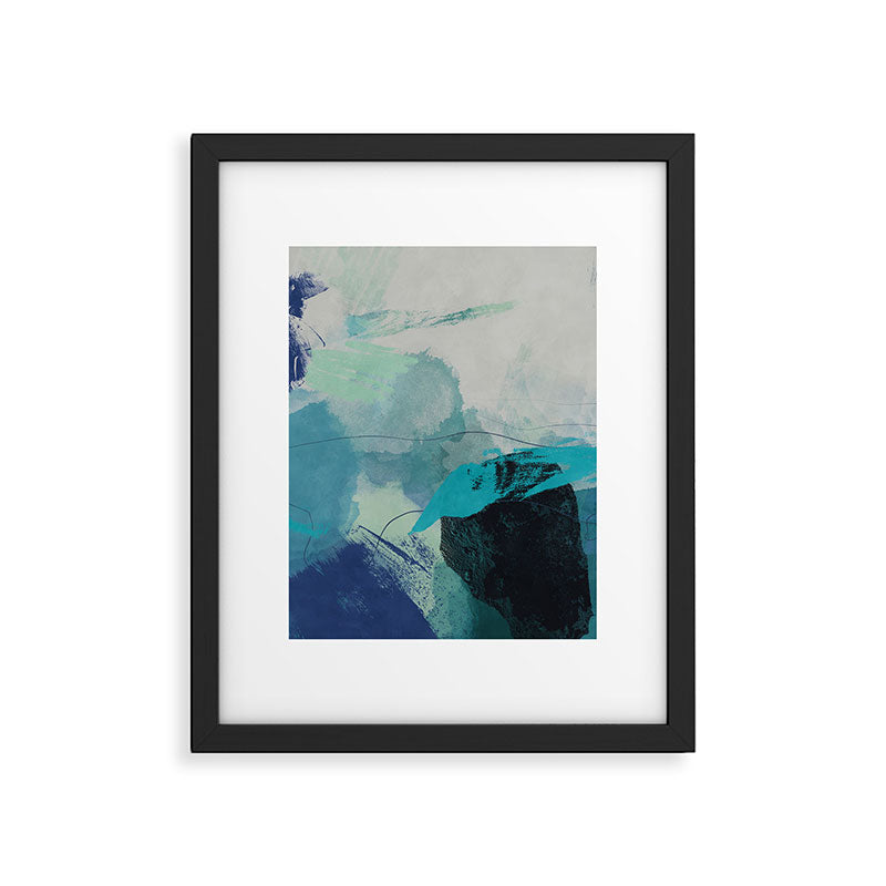 sea ocean abstract art Framed Art Print Gallery Image 5