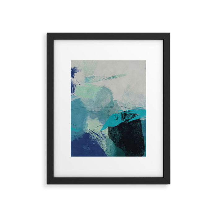 sea ocean abstract art Framed Art Print Gallery Image 1