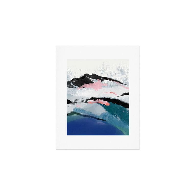 snow mountain Art Print Gallery Image 1