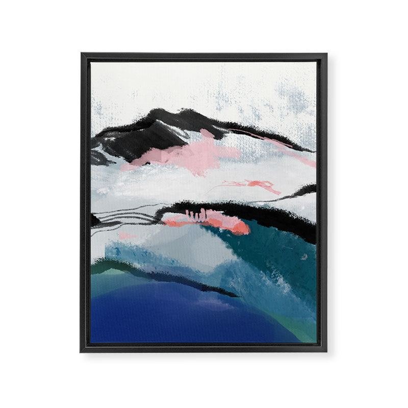 snow mountain Framed Canvas Print Gallery Image 6