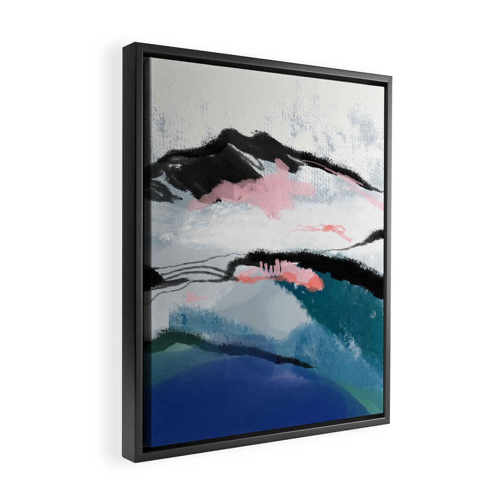 snow mountain Framed Canvas Print Gallery Image 2