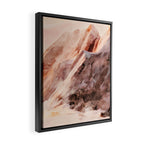 snow mountains landscape Framed Canvas Print Gallery Image 2