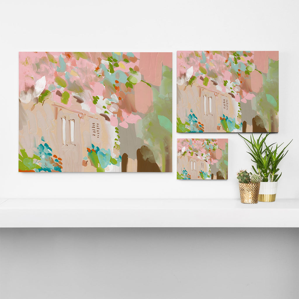 southern europe sun France Italy abstract painting Canvas Print Gallery Image 3