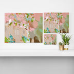 southern europe sun France Italy abstract painting Canvas Print Gallery Image 3
