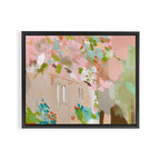 southern europe sun France Italy abstract painting Framed Canvas Print Gallery Image 3