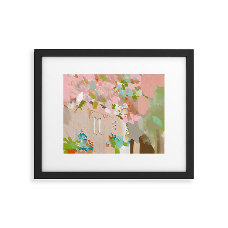 southern europe sun France Italy abstract painting Framed Art Print Gallery Image 5