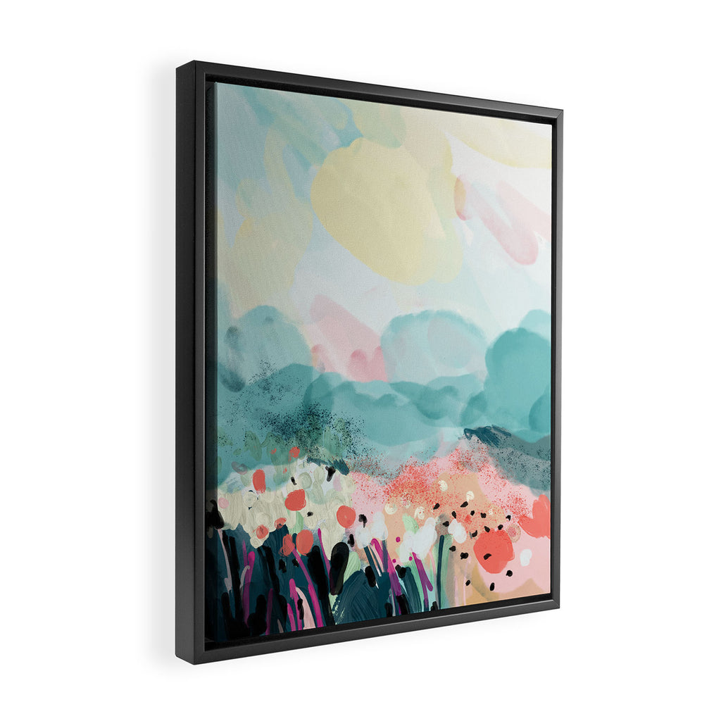 spring landscape Framed Canvas Print Gallery Image 2