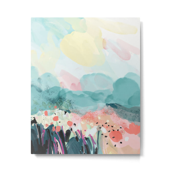 spring landscape Metal Print Gallery Image 1