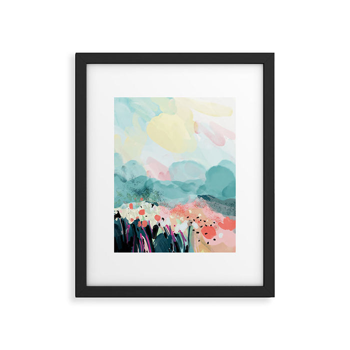spring landscape Framed Art Print Gallery Image 1