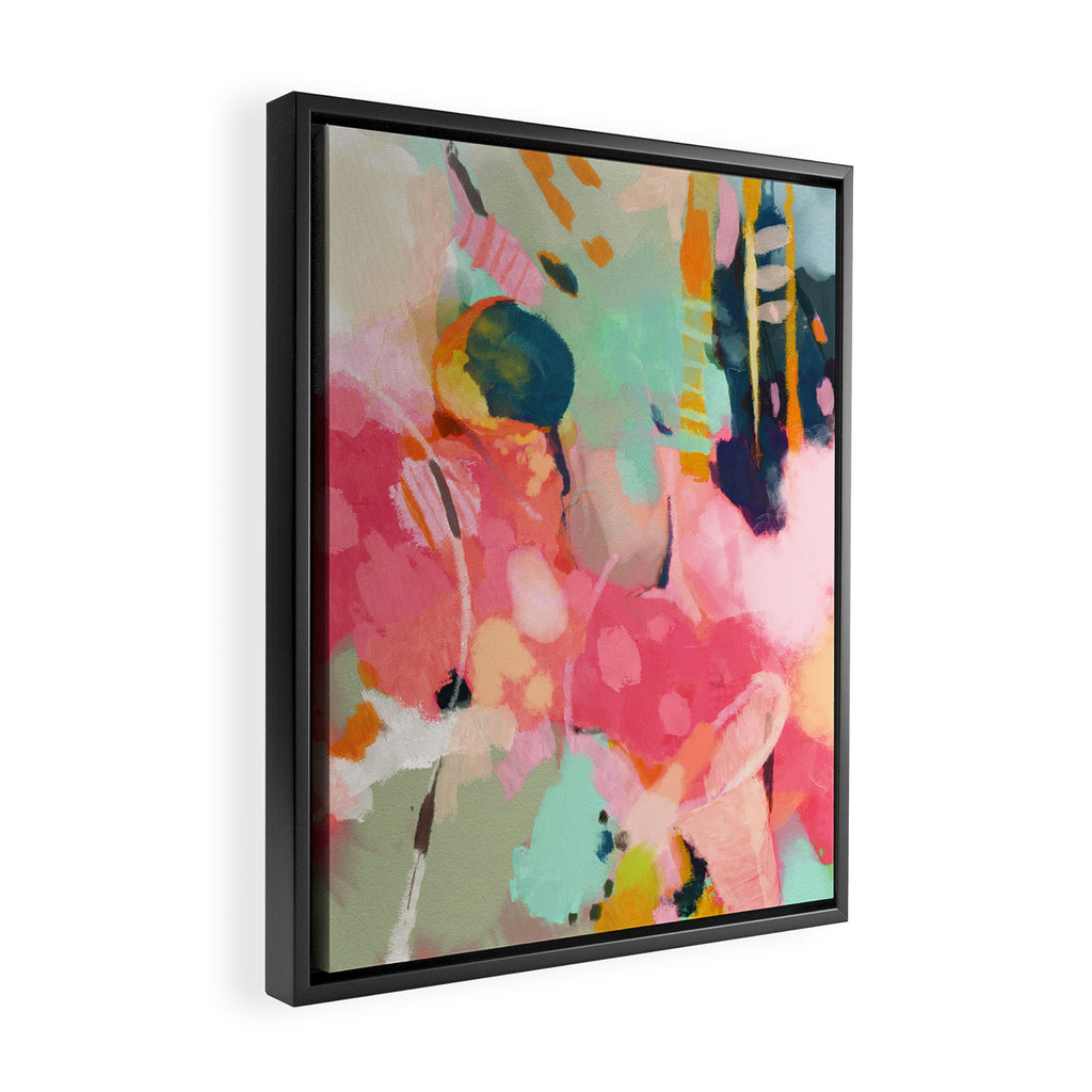 spring moon earth garden Framed Canvas Print Gallery Image 2