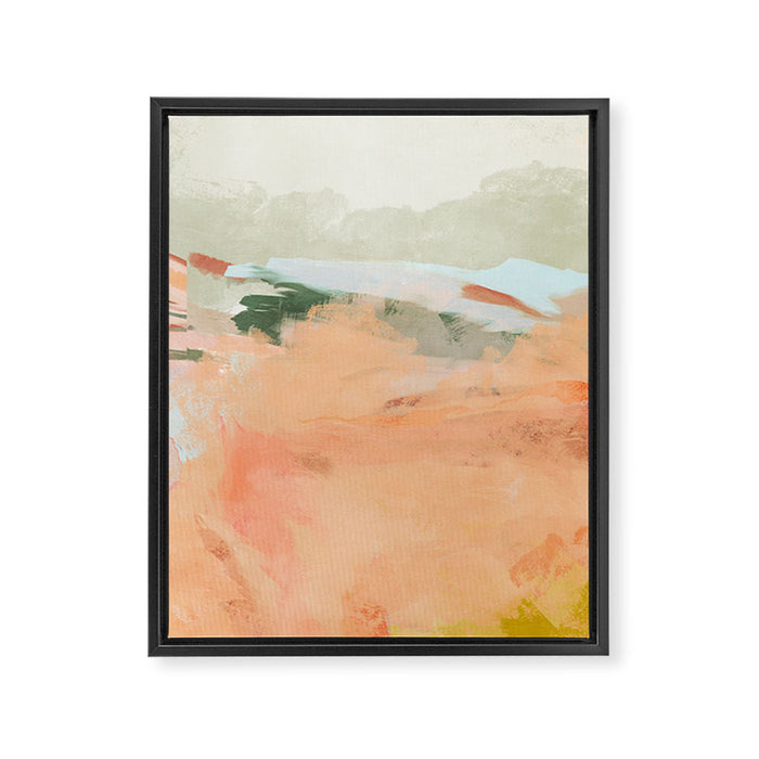 spring sky over tuscany Framed Canvas Print Gallery Image 1