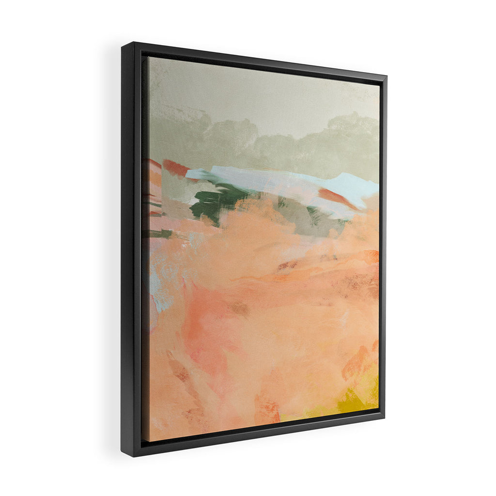 spring sky over tuscany Framed Canvas Print Gallery Image 2