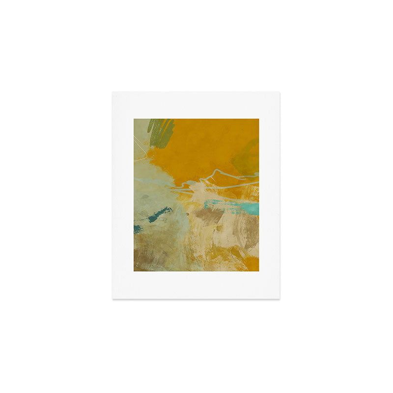 summer green abstract art 2 Art Print Gallery Image 1