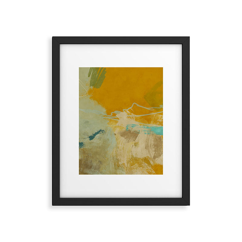 summer green abstract art 2 Framed Art Print Gallery Image 5