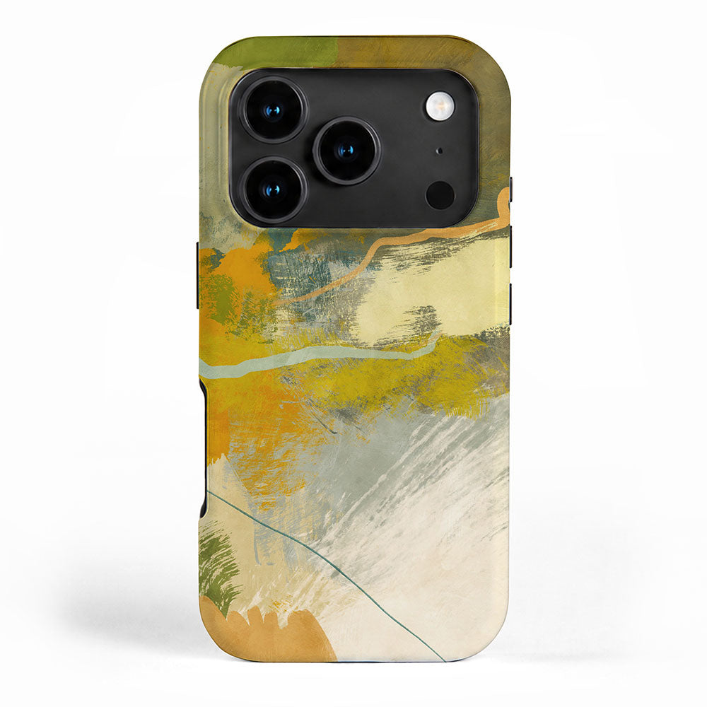 summer green abstract art 3 iPhone Case Gallery Image 1
