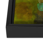summer landscape 1 triptych abstract art Framed Canvas Print Gallery Image 3