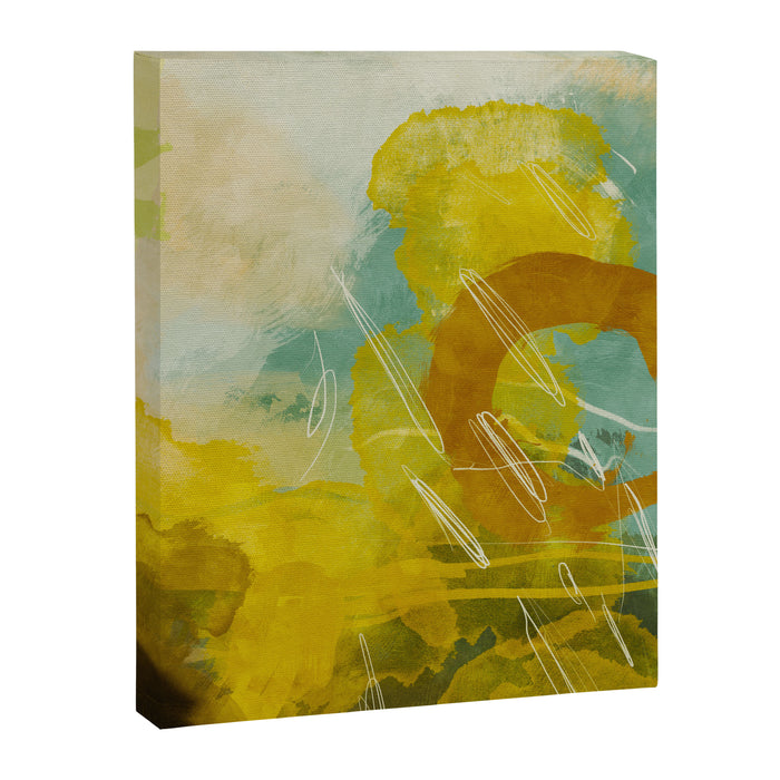 summer landscape 2 triptych abstract art Canvas Print Gallery Image 1
