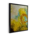 summer landscape 2 triptych abstract art Framed Canvas Print Gallery Image 2