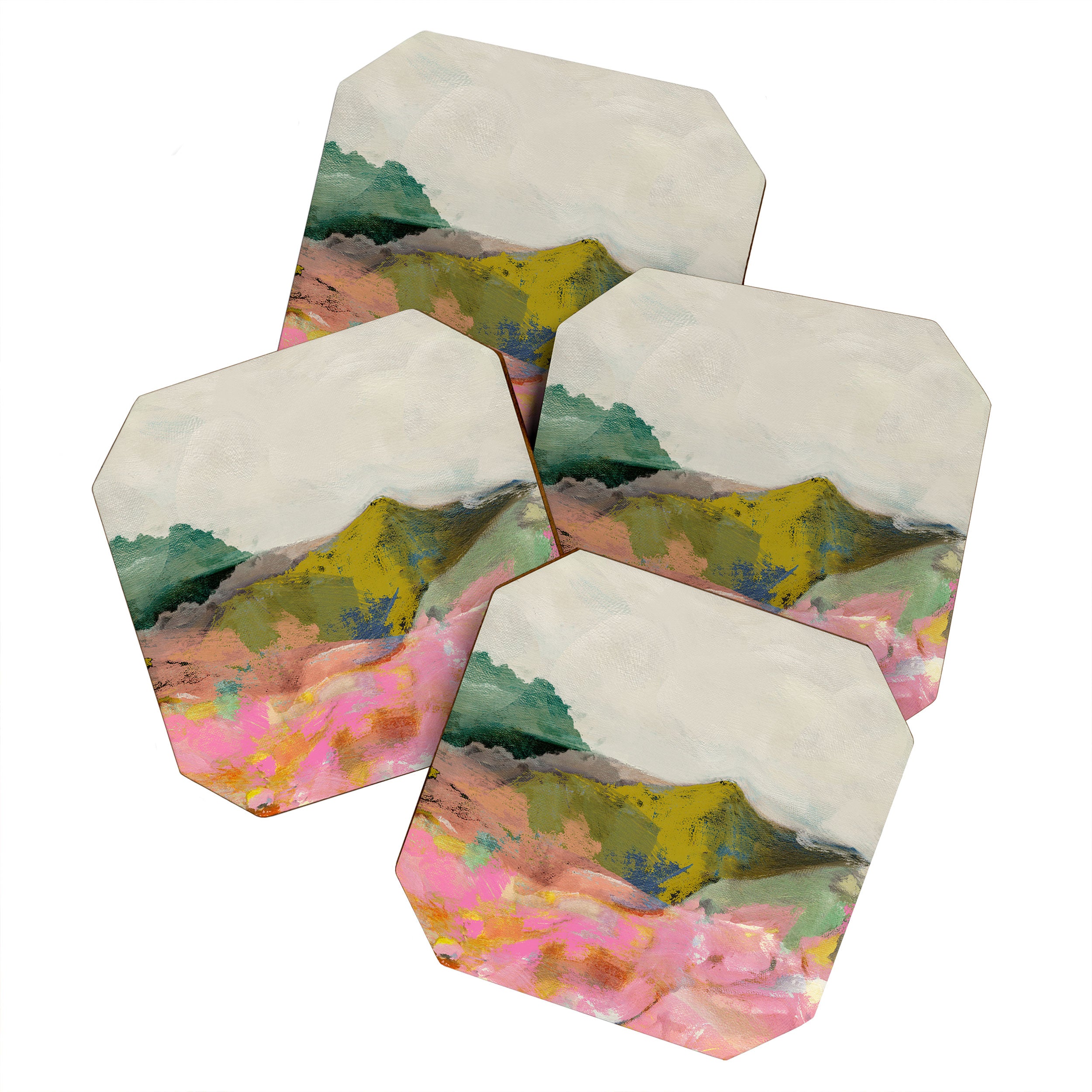 summer landscape Coaster Gallery Image 1