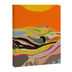 sun hills abstract landscape Canvas Print Gallery Image 6