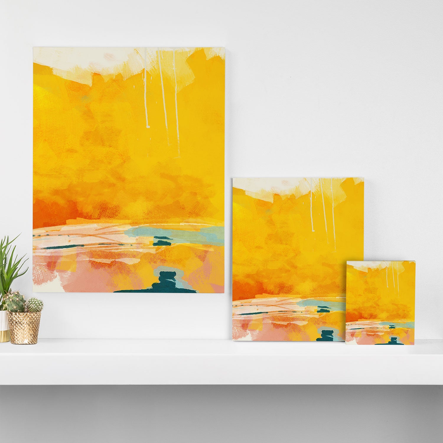 sunny landscape Canvas Print Gallery Image 3