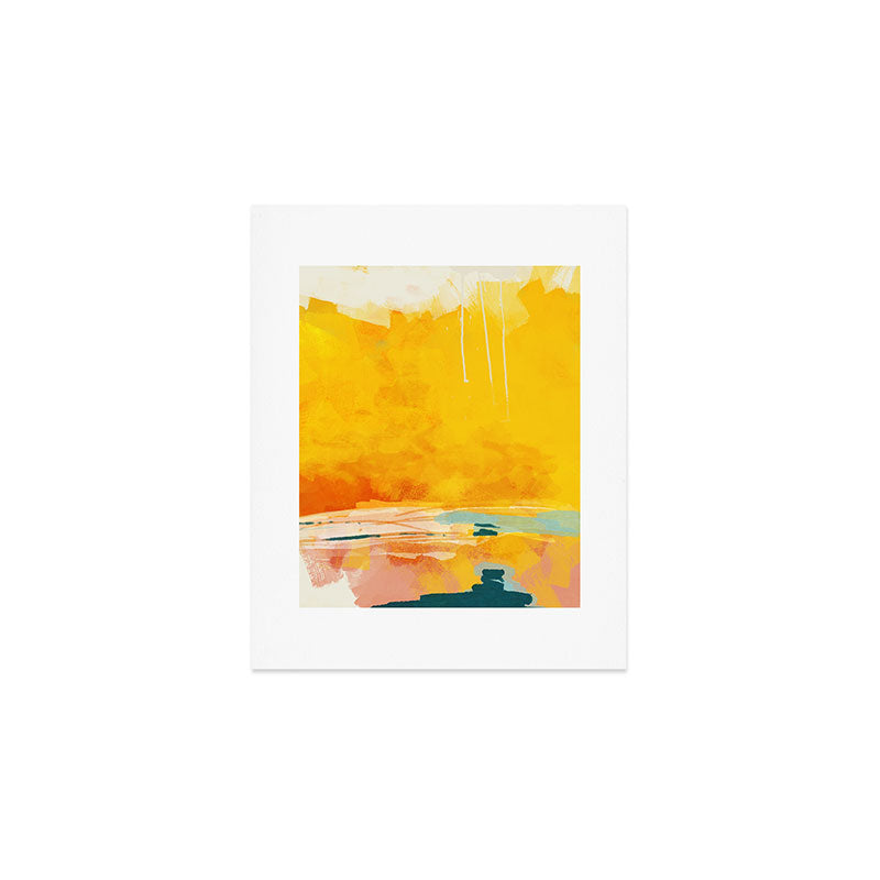 sunny landscape Art Print