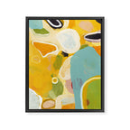 sunshine fall garden leaves Framed Canvas Print Gallery Image 6
